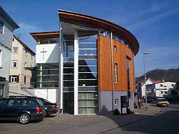Gemeindezentrum Baptistengemeinde Außenansicht Gemeindezentrum Baptistengemeinde