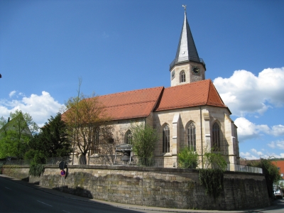 Außenansicht Afrakirche